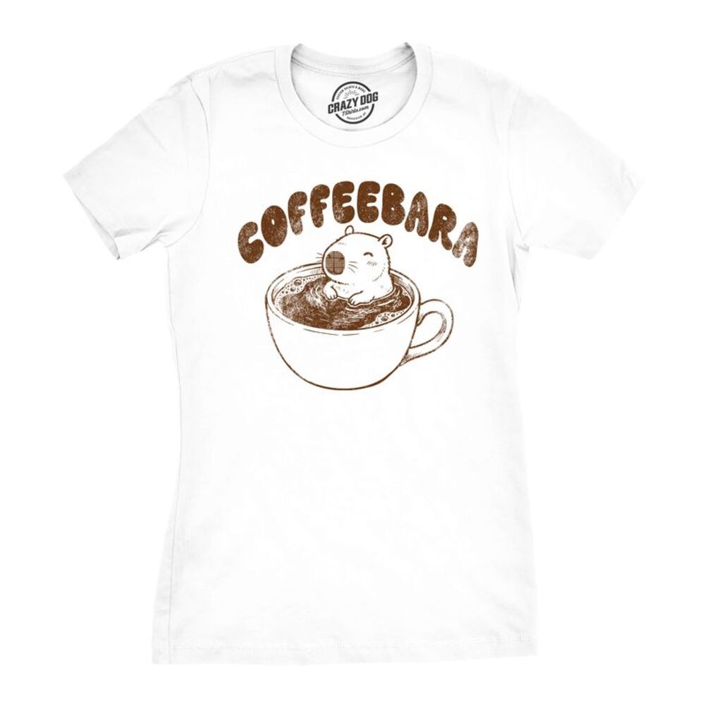 Womens T Shirts Coffeebara Cute Caffeine Lovers Tee For Ladies